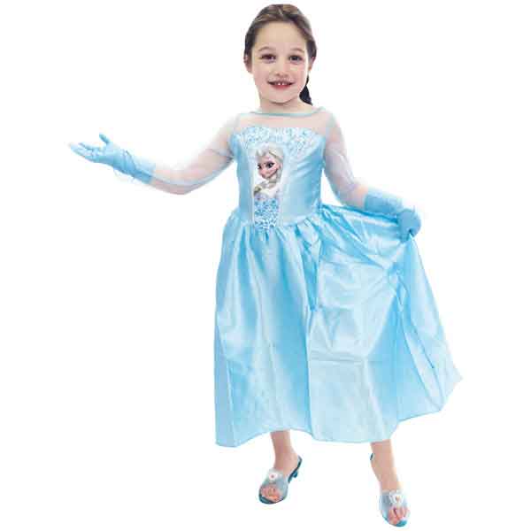 Costume con accessori Elsa Frozen 5/6 anni - 20023380