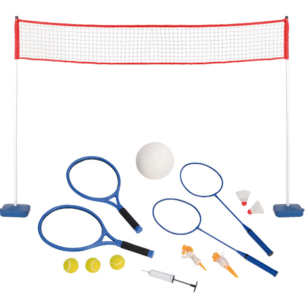 Set 3 in 1 Tennis-Badminton-Pallavolo