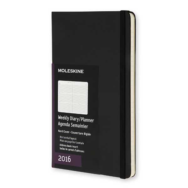 Agenda settimanale orizzontale Large Moleskine 12 mesi