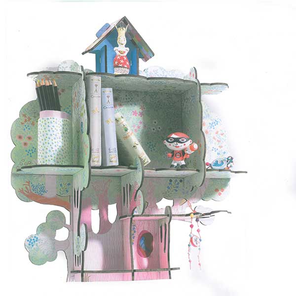 Mensola L&acute; albero Incantato