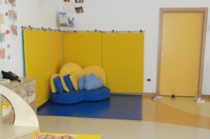 Sezione divezzi - angolo morbido lettura